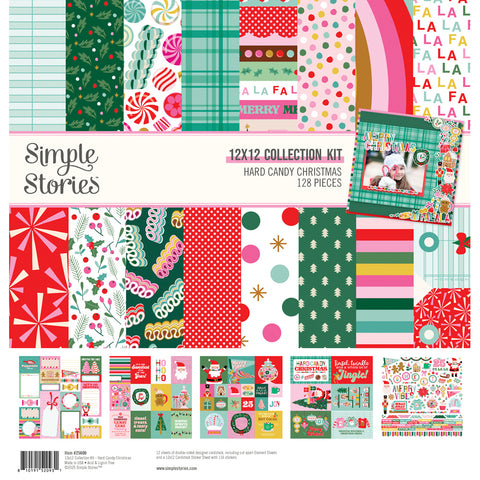 Simple Stories - Hard Candy Christmas - 12x12 Collection Kit