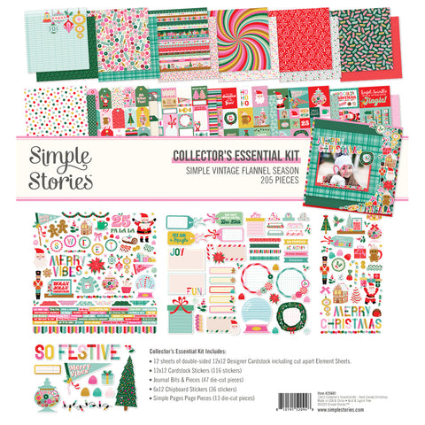 Simple Stories - Hard Candy Chrismtas  - Collectors Essentials Kit