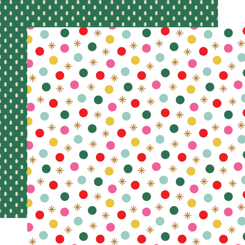 Simple Stories - Hard Candy Christmas  - 12x12 Single Sheet - Oh By Golly