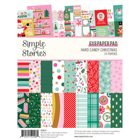 Simple Stories -Hard Candy Christmas - 6x8 Paper Pad