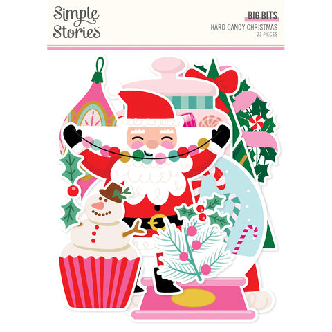 Simple Stories - Hard Candy Christmas - Big Bits & Pieces