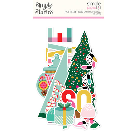 Simple Stories - Hard Candy Christmas - Page Pieces