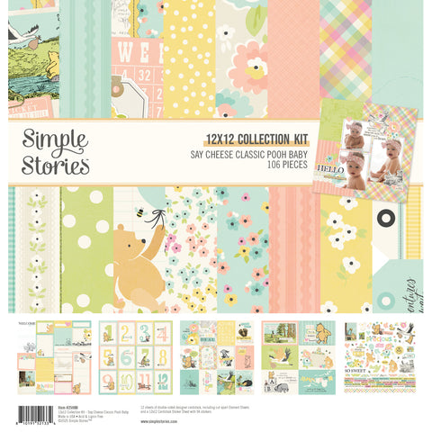 Simple Stories - Say Cheese Classic Pooh Baby - 12x12 Collection Kit