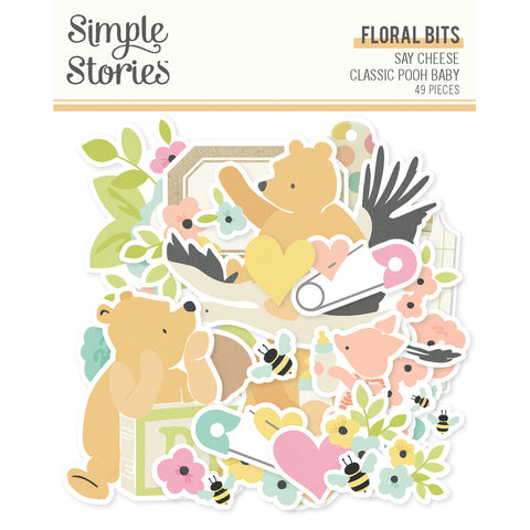 Simple Stories - Say Cheese Classic Pooh Baby - Floral Bits