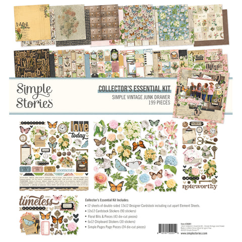 Simple Stories - Simple Vintage Junk Drawer - Essentials Kit