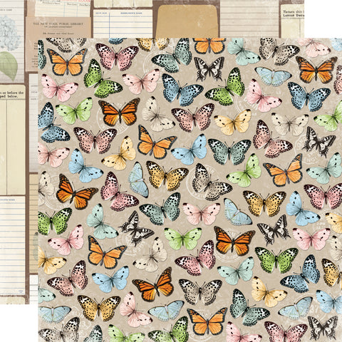 Simple Stories - Simple Vintage Junk Drawer - 12x12 Single Sheet - Beauty in the Details