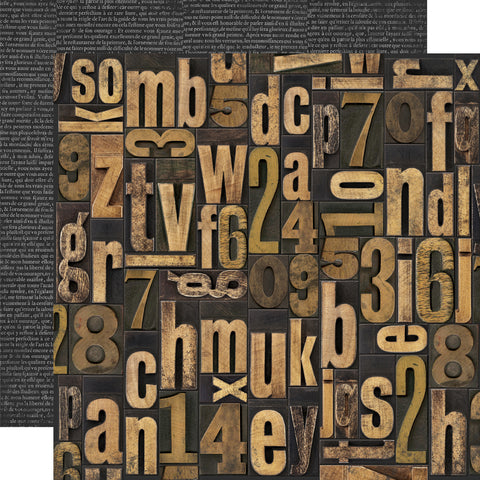 Simple Stories - Simple Vintage Junk Drawer - 12x12 Single Sheet - Share Your Story