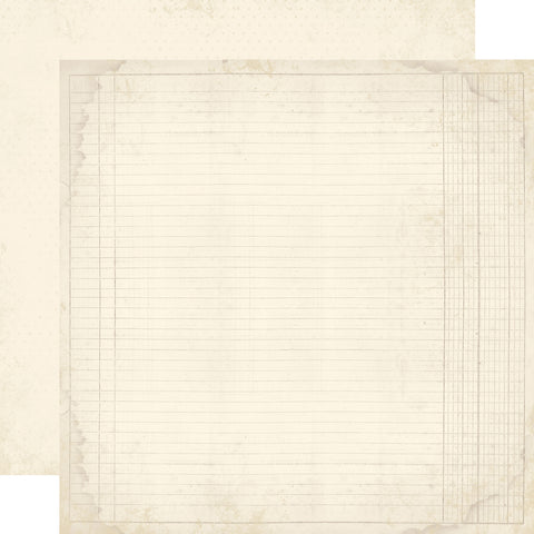 Simple Stories - Simple Vintage Junk Drawer - 12x12 Single Sheet - Magnolia