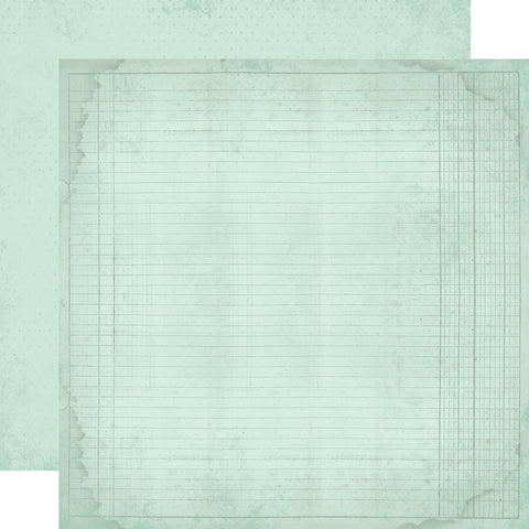 Simple Stories - Simple Vintage Junk Drawer - 12x12 Single Sheet -Cypress