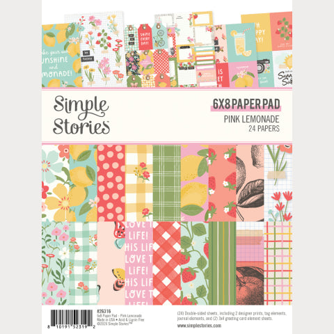 Simple Stories - Pink Lemonade - 6x8 Paper Pad