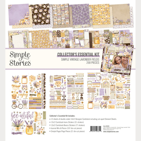 Simple Stories - Simple Vintage Lavender Fields - Collector's Essentials Kit