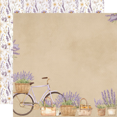 Simple Stories - Simple Vintage Lavender Fields - 12x12 Single Sheets - Life is Sweet