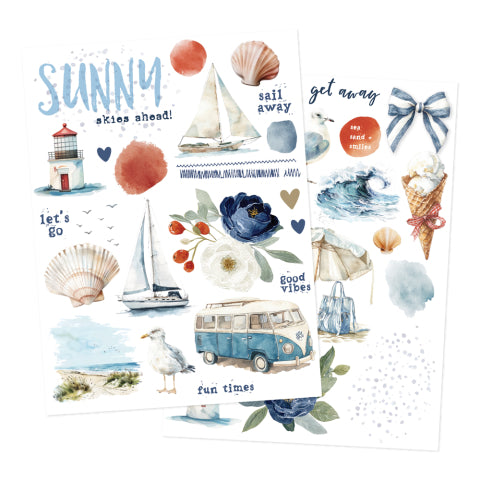 Simple Stories - Sand & Sea - Rub-Ons