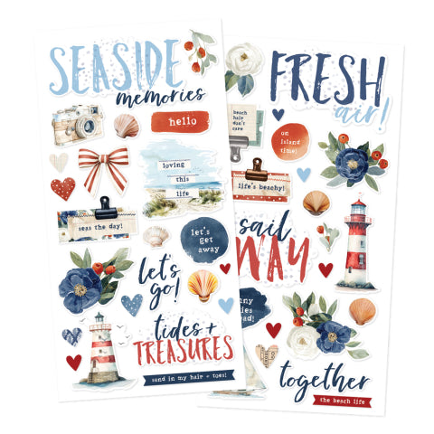 Simple Stories - Sand & Sea - Foam Stickers