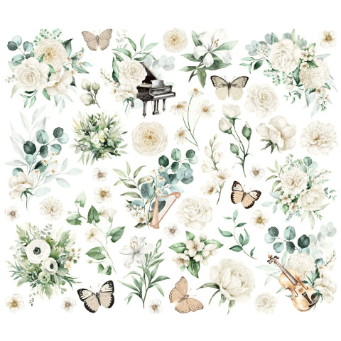 Simple Stories - Timeless Harmony - Floral Bits & Pieces