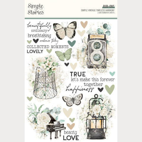 Simple Stories - Timeless Harmony - Rub Ons