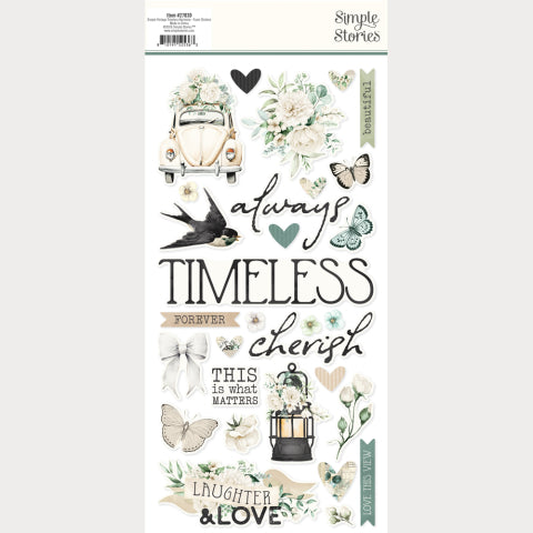 Simple Stories - Timeless Harmony - Foam Stickers