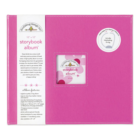 Doodlebug - 12x12 Storybook Album Bubblegum / 2723
