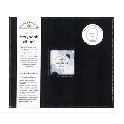 Doodlebug - Storybook Album - 8x8 - Beetle Black - 2740