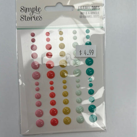 Simple Stories - Mix & A-Mingle Enamel Dots