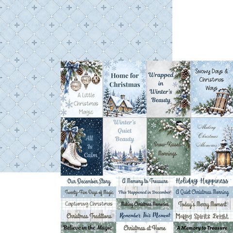 Country Craft Creations - A Silver Frost Decemeber - 12x12 Paper Collection (PREORDER - shipping November 12th)