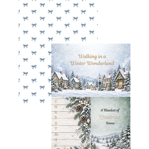 Country Craft Creations - A Silver Frost Decemeber - 6x8 Paper Collection (PREORDER - shipping November 12th)