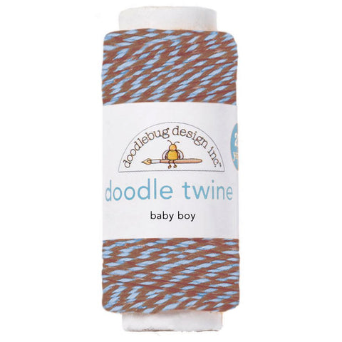 Doodlebug - Special Delivery - Baby Boy Doodle Twine Spool - 3212