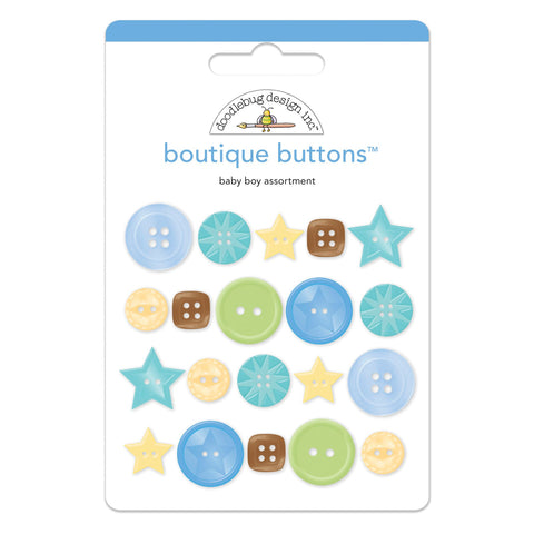 Doodlebug - Baby Boy - Boutique Buttons - 3216
