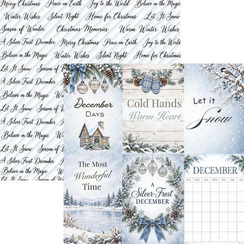 Country Craft Creations - A Silver Frost Decemeber -8x8 Paper Collection (PREORDER - shipping November 12th)