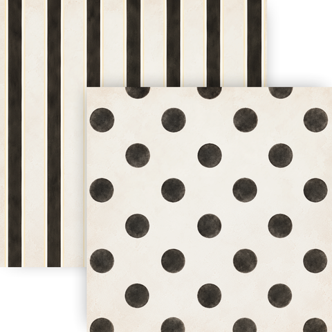 Country Craft Creations - Once Upon A Halloween - 12x12 Dots & Stripes Pack - (PREORDER - SHIPPING SEPT 11)