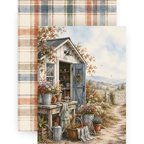 Country Craft Creations - Autumn Backroads - 6x8 Collection Pack - (PREORDER - SHIPPING SEPT 11)