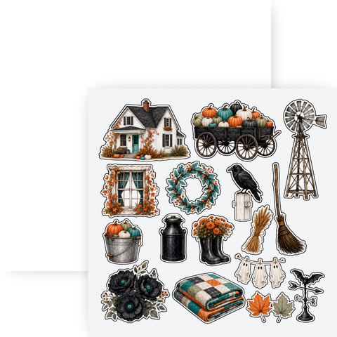 Country Craft Creations - Farmhouse Fright - 8x8 Collection Pack (PREORDER - SHIPPING SEPT 11)