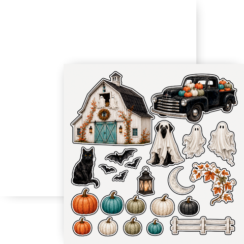 Country Craft Creations - Farmhouse Fright - 8x8 Collection Pack (PREORDER - SHIPPING SEPT 11)