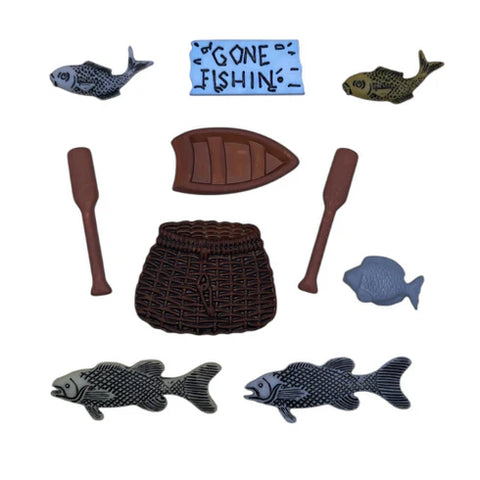 Buttons Galore & More - Buttons - Fishing 4000