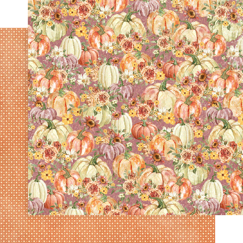 G45 - Hello Pumpkin - 12x12 Single Sheet / Autumn Splendor