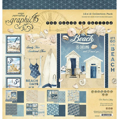 G45 - The Beach Is Calling - 12x12 Collection Kit