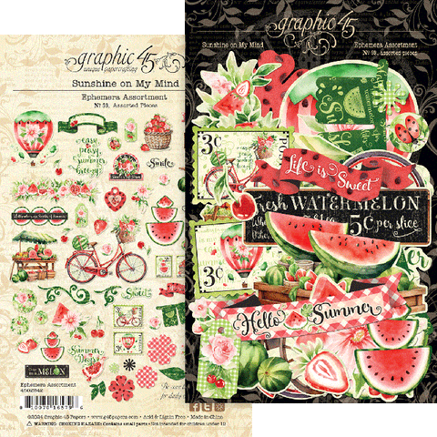 G45 - Sunshine On My Mind - Ephemera Assortment