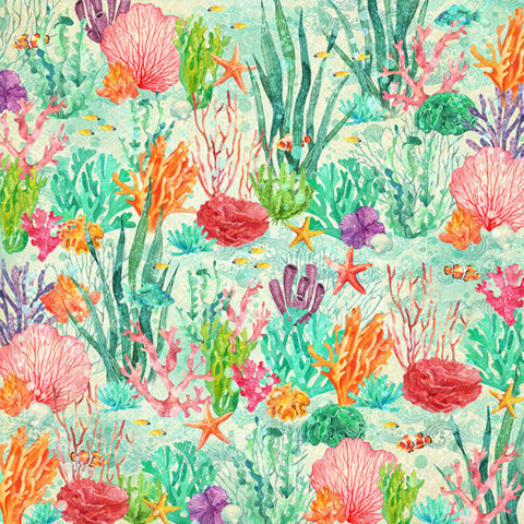 G45 - Seas The Day - 12x12 Single Sheet - Oceans of Love