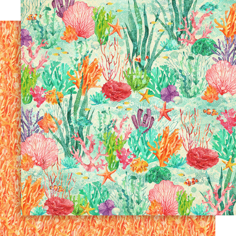 G45 - Seas The Day - 12x12 Single Sheet - Oceans of Love