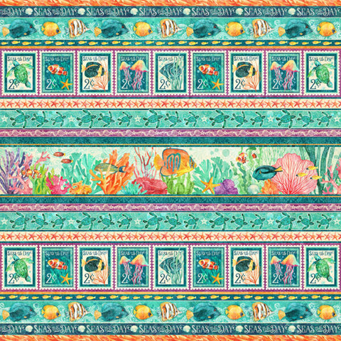 G45 - Seas The Day - 12x12 Single Sheet - You’re Fintastic