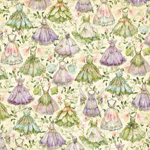 G45 - Fairy Boutique - 12x12 Single Sheet - Enchanted Frocks
