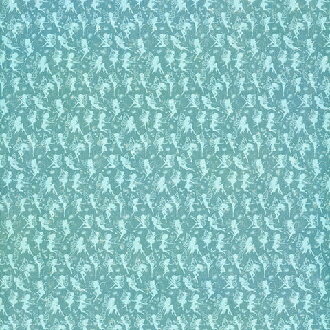 G45 - Fairy Boutique - 12x12 Single Sheet - Pattern & Solids - Aero Blue