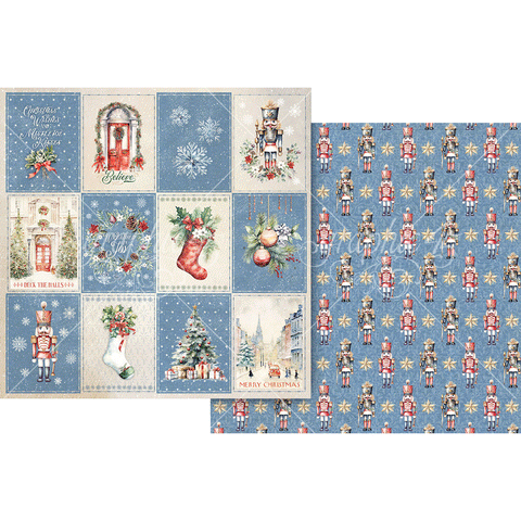 G45 - Deck the Halls - 12x12 Single Sheet - Nutcracker Parade