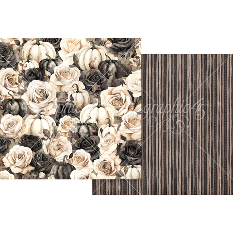 G45 - Ghostly Greetings - 12x12 Single Sheet - Hide N Seek