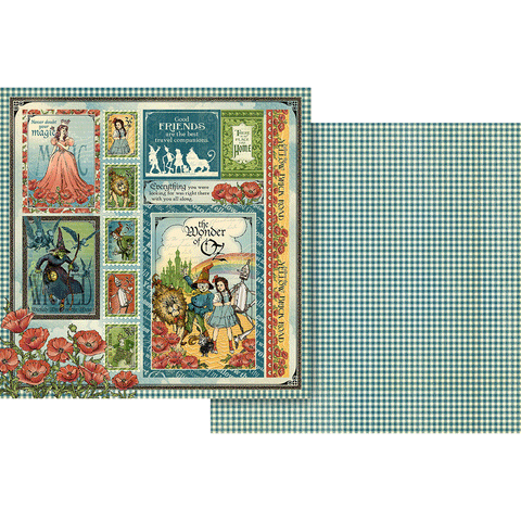 G45 - Wonder of Oz - 12x12 Single Sheet - Wonder of Oz