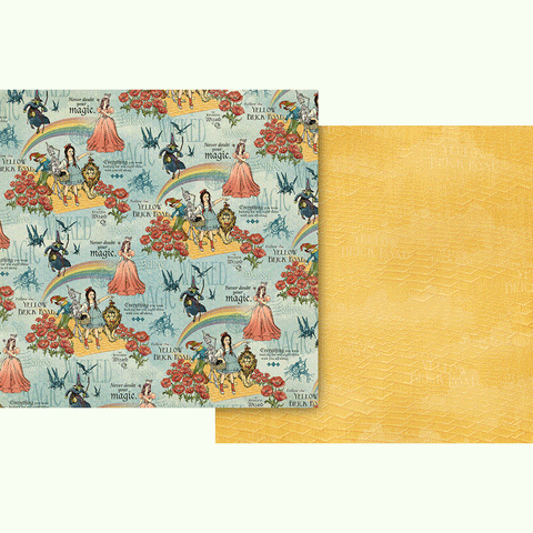 G45 - Wonder of Oz - 12x12 Single Sheet - Never Doubt Your Magic