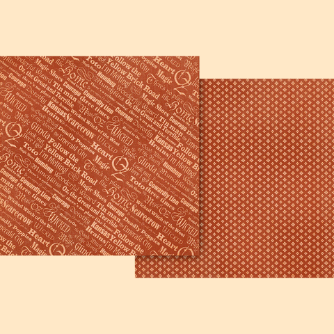 G45 - Wonder of Oz - 12x12 Single Sheet - You Were There All Along