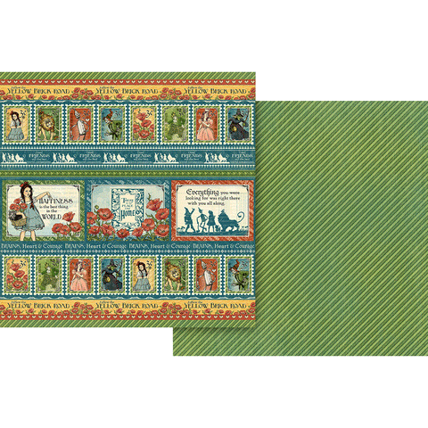G45 - Wonder of Oz - 12x12 Single Sheet - Good Friends