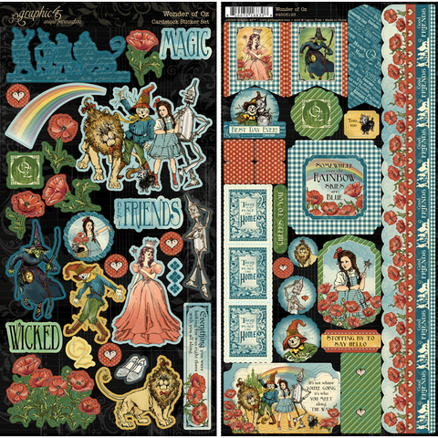 G45 - Wonder of Oz - Sticker Set
