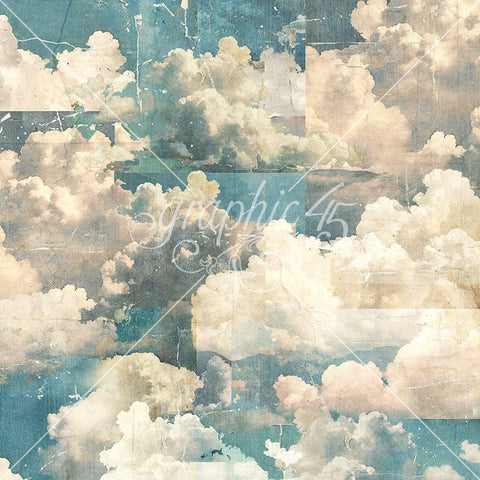 G45 - Journaling Through Time - 12x12 Single Sheet -September & October Layered